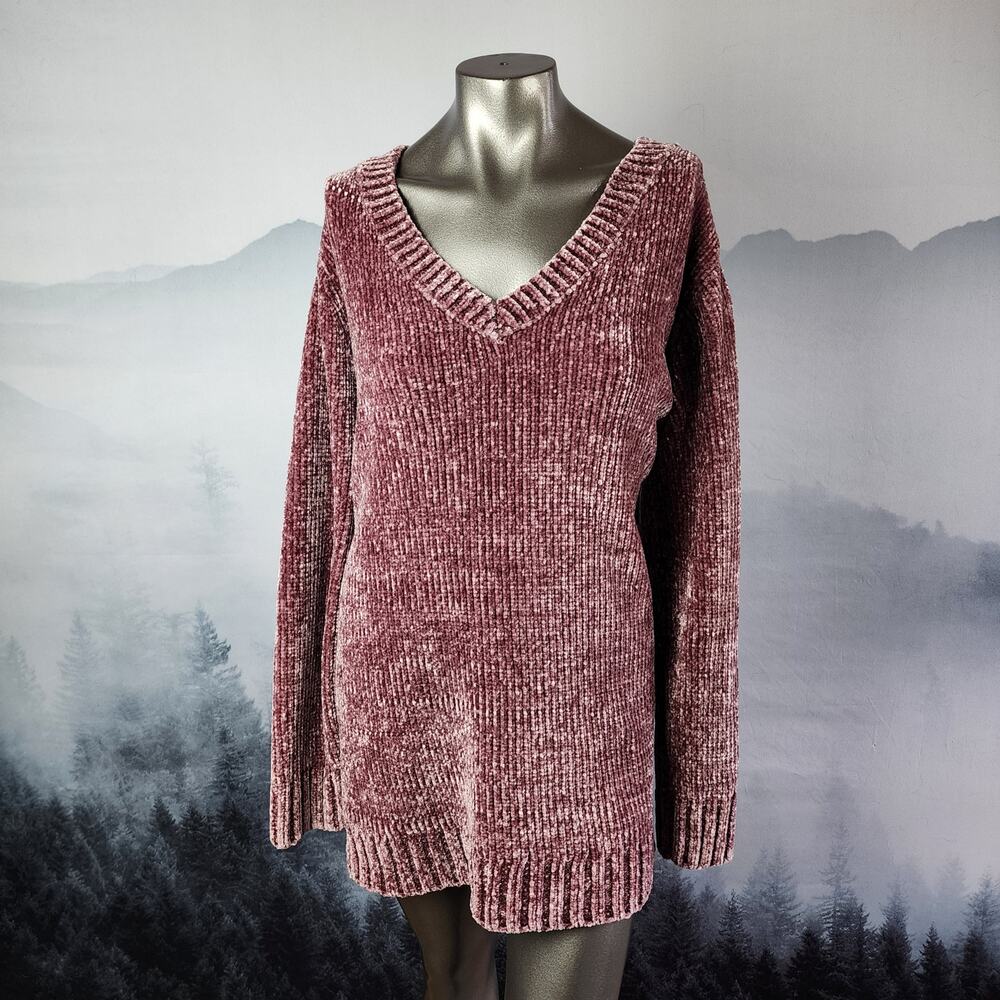 Orvis V-Neck Chenille Knit Sweater | Women's XXL